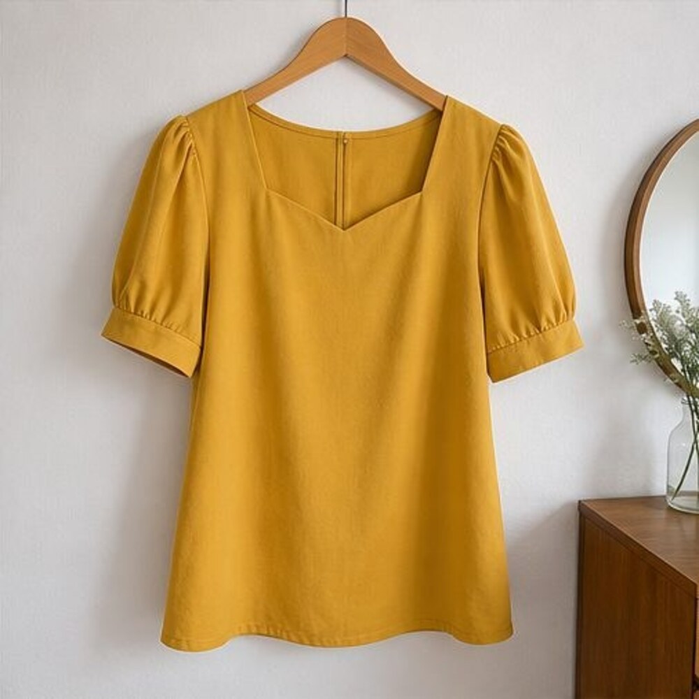 Sand Lace Trim Top